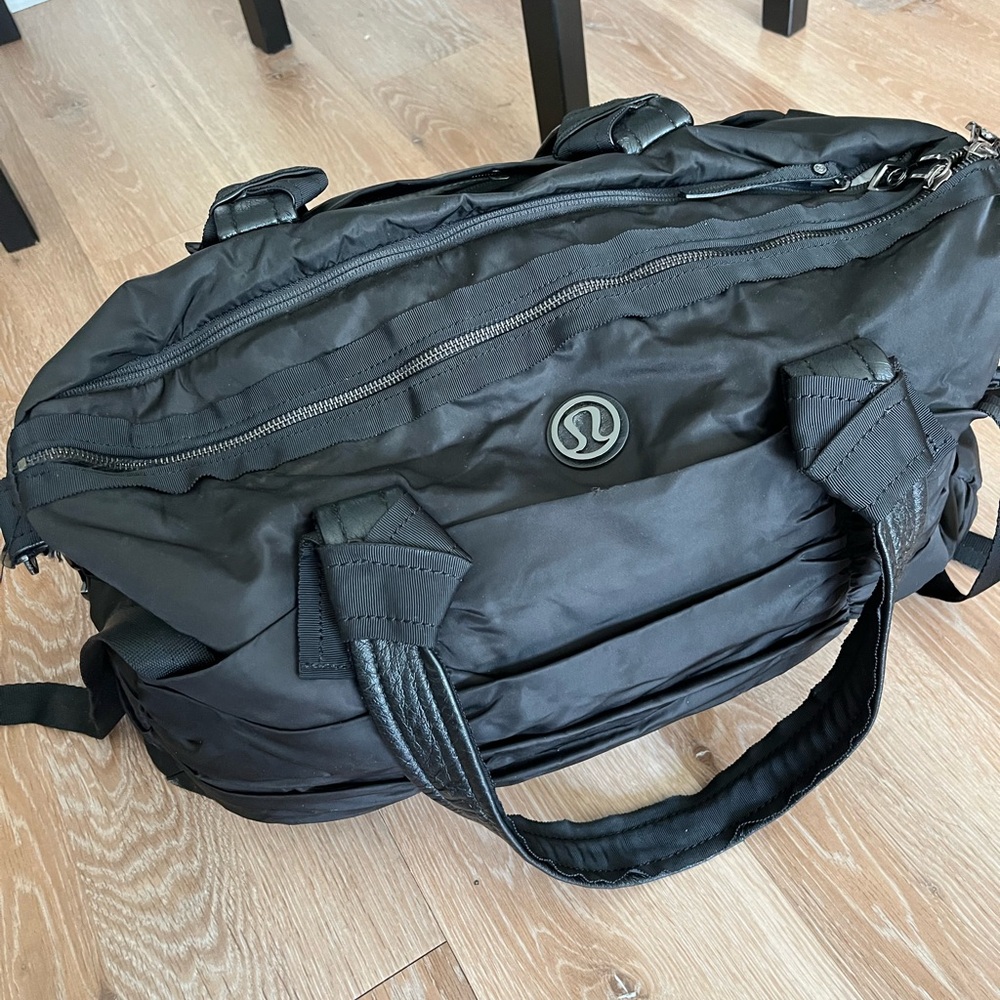 Lululemon Black Duffle